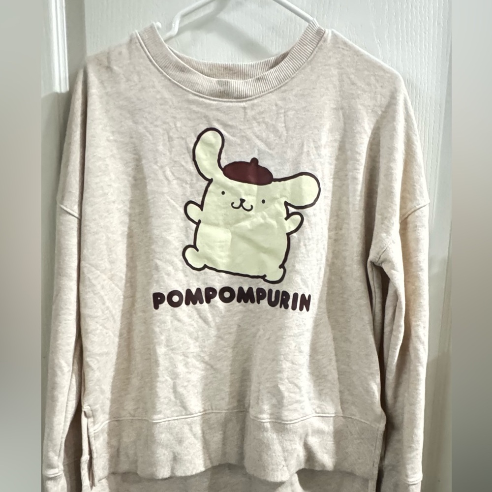 Pompompurin Beige Sweatshirt